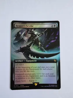 Reaper's Scythe Extended Art Foil Final Fanatsy MTG - Image 1
