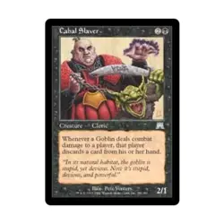 WOTC MtG Onslaught Cabal Slaver (U) (Foil) EX - Image 1