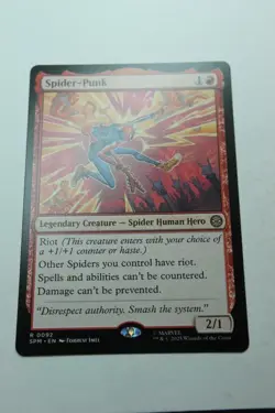 MTG Spider-Punk x1- -Marvel's Spider-Man-Near Mint - Image 1