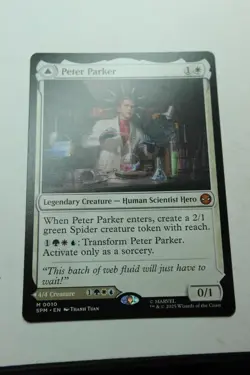 MTG Peter Parker x1- -Marvel's Spider-Man-Near Mint - Image 1