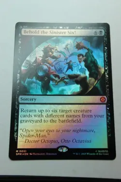 MTG Behold the Sinister Six! x1-Foil -Marvel's Spider-Man-Near Mint - Image 1