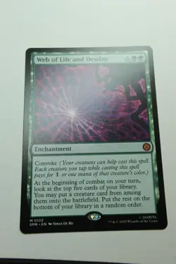 MTG Web of Life and Destiny x1- -Marvel's Spider-Man-Near Mint - Image 1