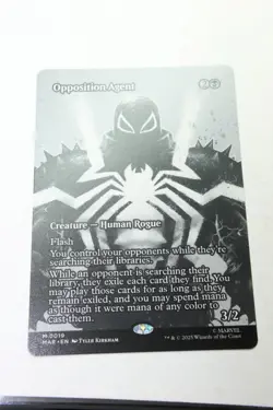 MTG Opposition Agent x1- Borderless-Marvel Universe-Near Mint - Image 1