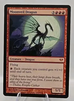 Moonveil Dragon MTG Dark Ascension Regular - Image 1