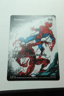 MTG Terminate x1- Borderless-Marvel Universe-Near Mint - Image 1
