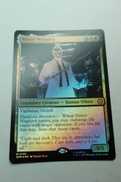 MTG Mister Negative x1-Foil -Marvel's Spider-Man-Near Mint - Image 1