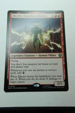 MTG Electro Assaulting Battery x1- -Marvel's Spider-Man-Near Mint - Image 1