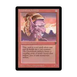 WOTC MtG Legends Italian Crookshank Kobolds (Italian) (C) EX - Image 1