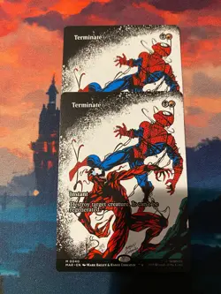 MTG Spider Man Terminate Borderless x 2 - Image 1