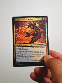 MTG Lethal Protection -Scarlet Spider - Kaine, Spider-Man~FOIL cards - Image 3