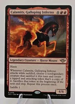 Calamity, Galloping Inferno MTG Outlaws of Thunder Junction Regular - Image 1