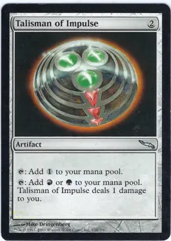 Talisman of Impulse Mirrodin (MRD) Uncommon - MTG Magic the Gathering Card - Image 1