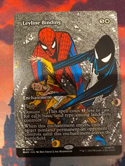 MTG Spider Man Leyline Binding Borderless - Image 1