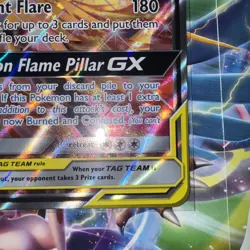Charizard & Braixen GX SM230 Promo Pokemon Sun & Moon Tag Team JUMBO CARD! - Image 4