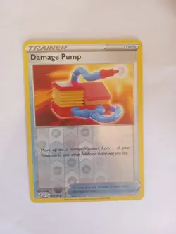 Pokemon TCG Damage Pump Sword & Shield - Lost Origin 156/196 Reverse Holo - Image 1