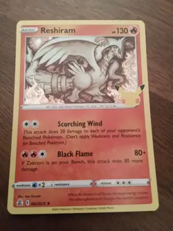 Reshiram 002/025 Pokemon 25th Celebrations Holo NM - Image 1