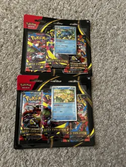 Mega Evolution Blister Pack New Sealed Pokemon TCG X2 - 1 Golduck & 1 Psyduck - Image 1