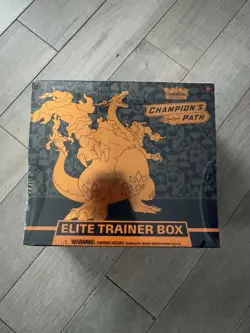 New Sealed Pokemon TCG Champions Path Elite Trainer Box ETB Small Tear w/ Case - Image 1