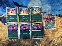 Marnie's Grimmsnarl Ex 136/182 Destined Rivals Pokemon TCG Evolution Playset - Image 1
