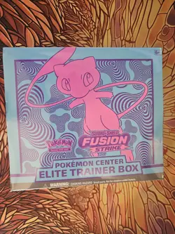 Pokemon Center Exclusive Sword & Shield Fusion Strike ETB Sealed with Case - Image 2