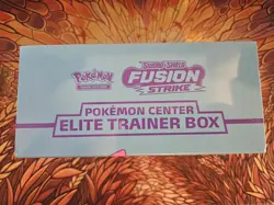 Pokemon Center Exclusive Sword & Shield Fusion Strike ETB Sealed with Case - Image 4