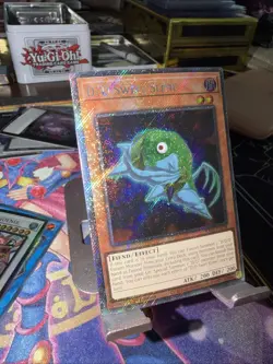 Yugioh! D/D Swirl Slime - Platinum Secret Rare - RA04-EN258 1st Edition NM - Image 2