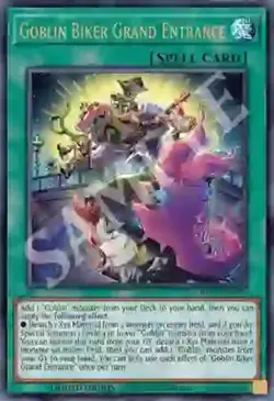 Yugioh: 1x Goblin Biker Grand Entrance - PHNI-EN061 - Quarter Century Secret Rar - Image 1