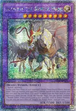 Yugioh: 1x Sleipnir the Runick Mane - DUNE-EN035 - Quarter Century Secret Rare - - Image 1