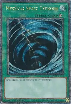 Yugioh: 1x Mystical Space Typhoon - RA02-EN048 - Quarter Century Secret Rare - 1 - Image 1