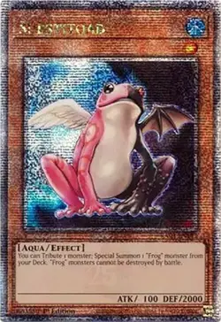 Yugioh: 1x Substitoad - RA03-EN197 - Quarter Century Secret Rare - 1st Edition - - Image 1