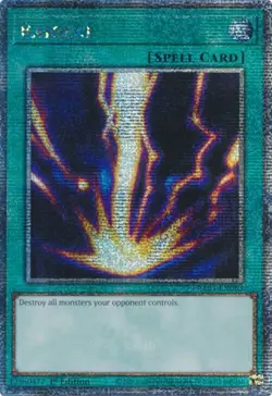 Yugioh: 1x Raigeki - RA03-EN083 - Quarter Century Secret Rare - 1st Edition - NM - Image 1