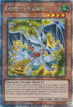Yugioh: 1x Debris Dragon - RA03-EN214 - Quarter Century Secret Rare - 1st Editio - Image 1
