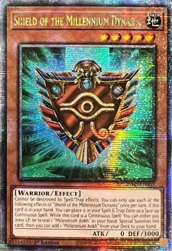 Yugioh: 1x Shield of the Millennium Dynasty - INFO-EN003 - Quarter Century Secre - Image 1
