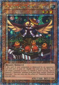 Yugioh: 1x Madolche Hootcake - RA04-EN206 - Quarter Century Secret Rare - 1st Ed - Image 1