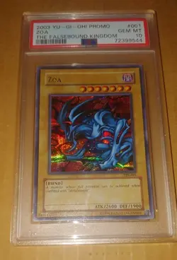 Zoa TFK-001 The Falsebound Kingdom Promo 2003 PSA 10 GEM MINT Yugioh - Image 1