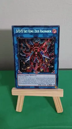 Yugioh D/D/D Sky King Zeus Ragnarok Secret Rare Doom Of Dimensions - Image 5