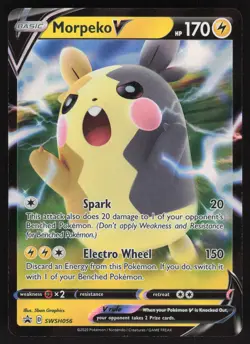 Morpeko V NM SWSH056 SWSH: Sword & Shield Promo Cards Pokemon Card - Image 1