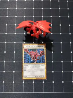Yugioh Dungeon Dice Monsters Slifer the Sky Dragon & Obelisk custom figure cards - Image 2
