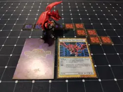 Yugioh Dungeon Dice Monsters Slifer the Sky Dragon & Obelisk custom figure cards - Image 5