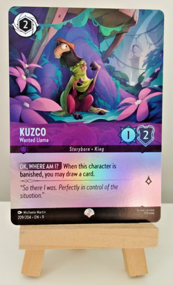Kuzco Wanted Llama - Disney Lorcana Fabled - Epic foil Card #209/204 - Image 1