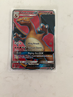 Pokemon TCG -4- CARD LOT, Charizard GX/Golispod GX/ Lunala GX/Greninja GX-- RARE - Image 2