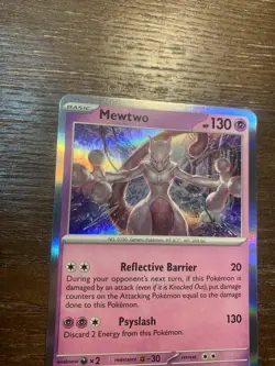 Mewtwo 150/165 Sv: Scarlet & Violet 151 Holo Rare Pokemon TCG Card 2023 - Image 3