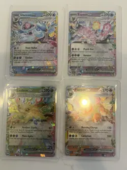 Pokemon Prismatic Evolutions EX Card Lot 4 Cards - Image 1