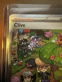 Pokemon Card TCG - Clive 236 SIR Special Illustration Rare Paldean Fates NM - Image 2