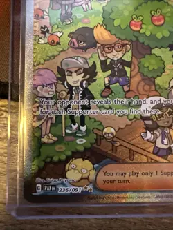 Pokemon Card TCG - Clive 236 SIR Special Illustration Rare Paldean Fates NM - Image 3