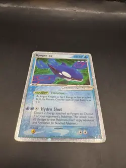 Pokemon TCG Kyogre ex 95/100 EX Crystal Guardians Ultra Rare Holo Pokemon Card - Image 1