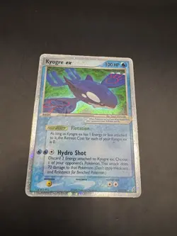 Pokemon TCG Kyogre ex 95/100 EX Crystal Guardians Ultra Rare Holo Pokemon Card - Image 2