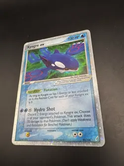 Pokemon TCG Kyogre ex 95/100 EX Crystal Guardians Ultra Rare Holo Pokemon Card - Image 3