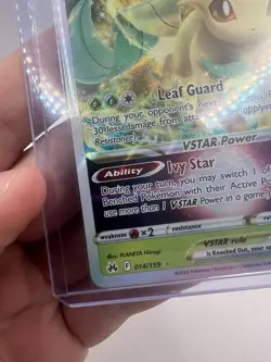 Leafeon VSTAR 014/159 - Crown Zenith - Pokemon Card - Near Mint - Image 5