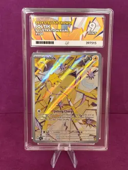 Pokemon TCG Joltik Holo 150/142 Stellar Crown Illustration Rare Card ACE 9 Mint - Image 1